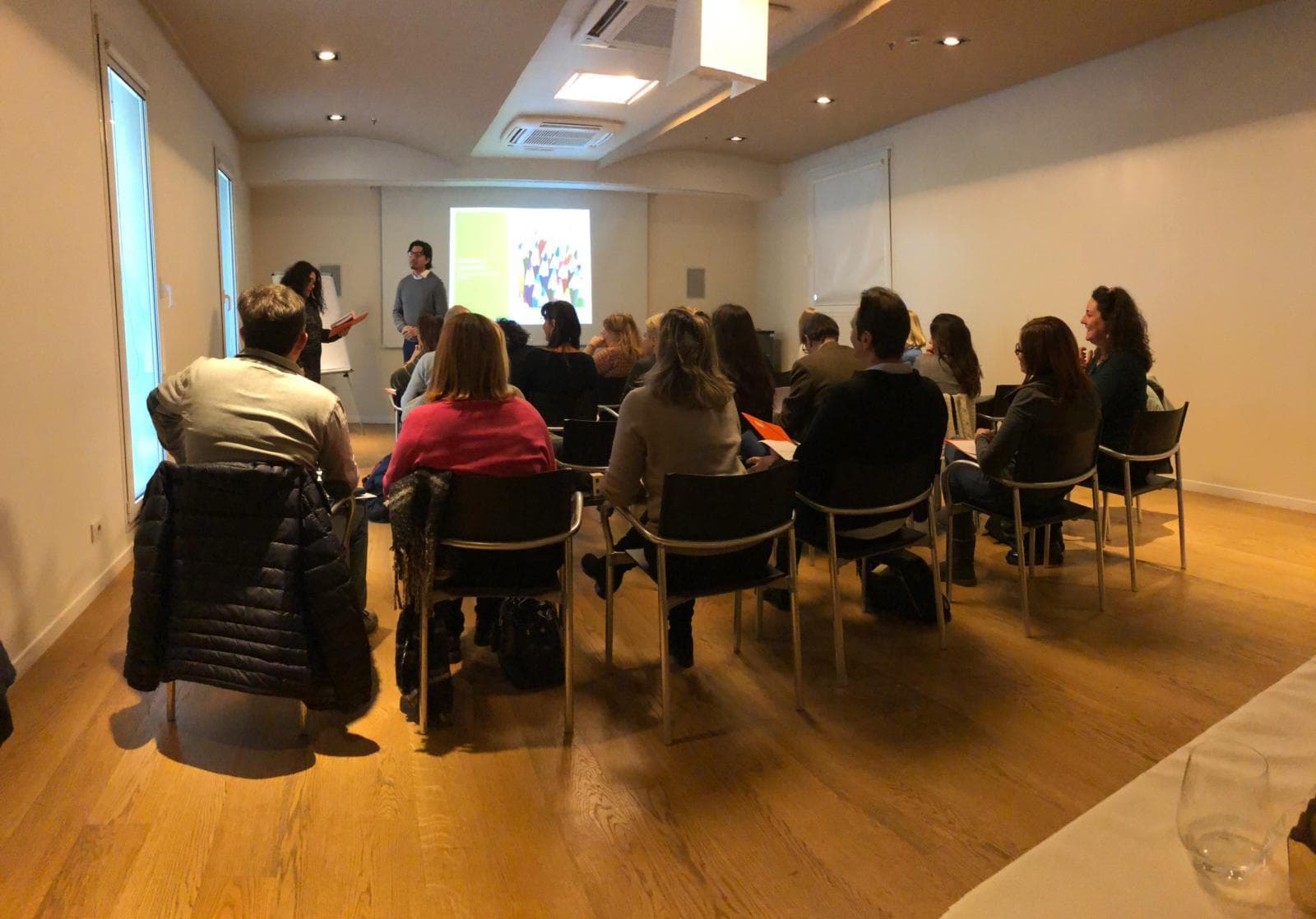 Formazione dal vivo — sala workshop